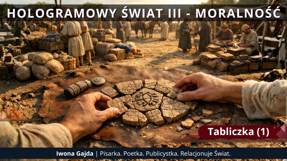 Tabliczka (1)  - Hologramowy Świat III. Moralność