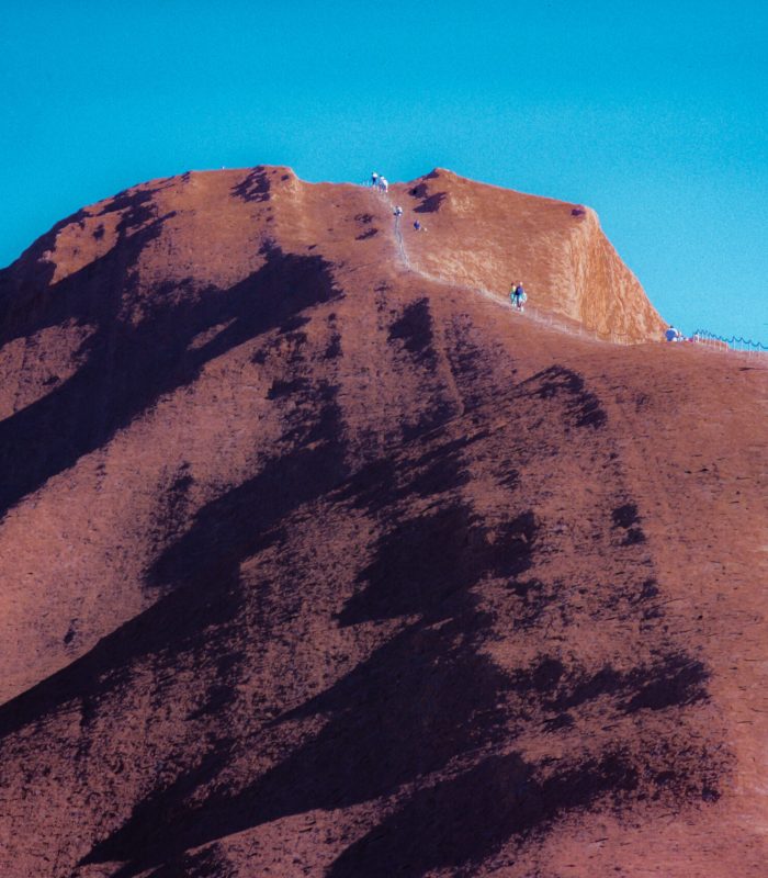 Climbing the Ayers Rock in 1987